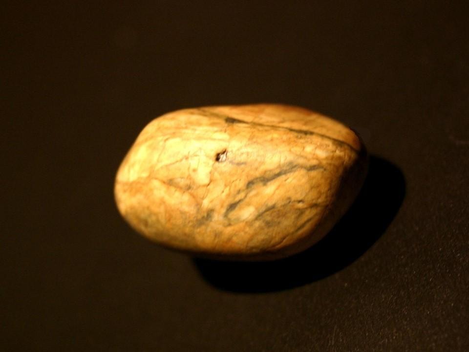 The rock — light side view